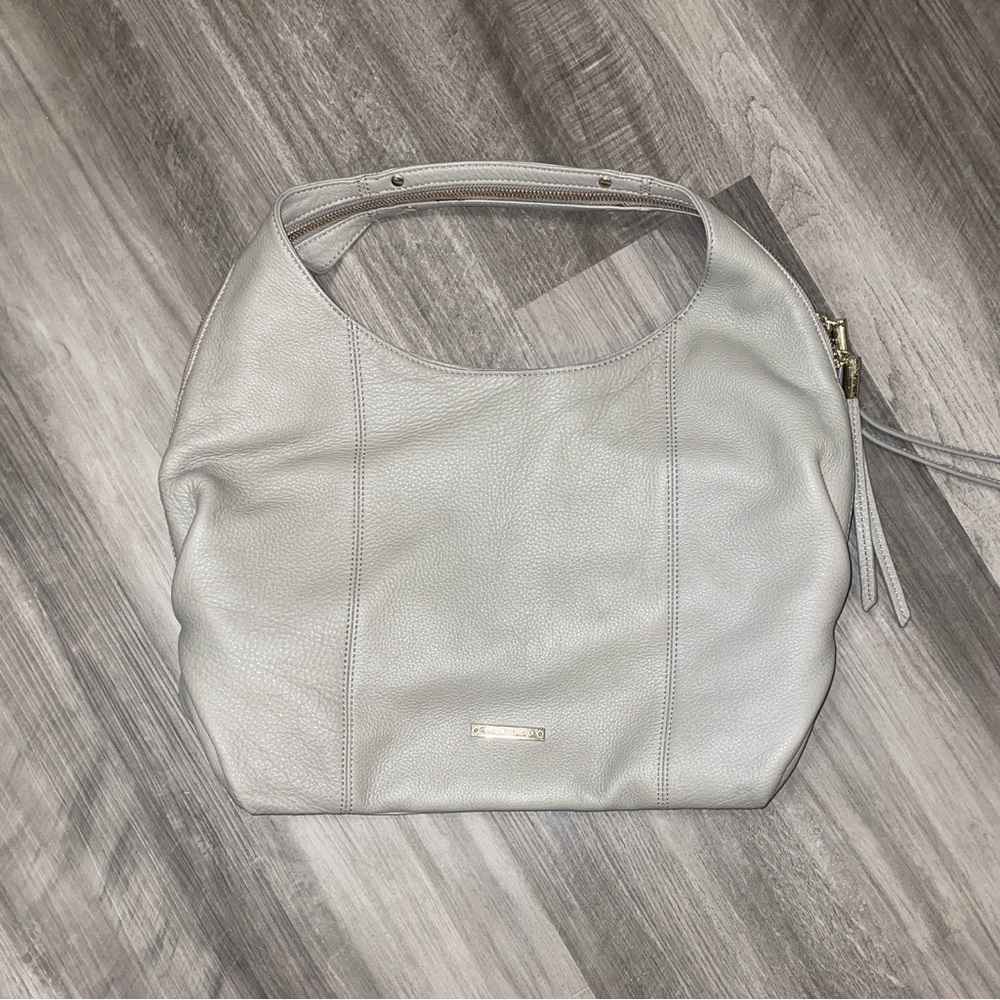 SOLD Vince Camuto Zoe Convertible Split Strap Leather Tassel Hobo Purse